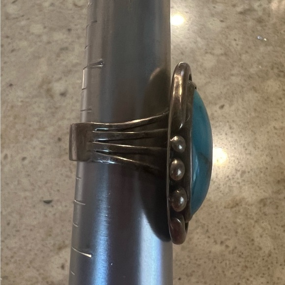 Vintage Native Turquoise Ring, size 7 - Picture 3 of 7